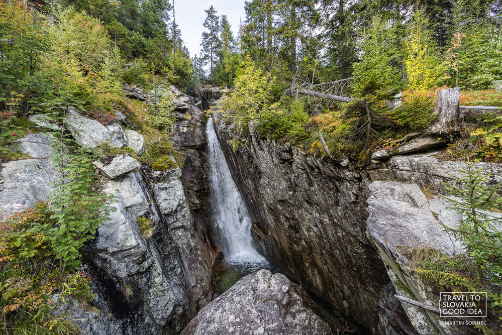 Obrovský vodopád waterfall Vysoké Tatry High Tatras