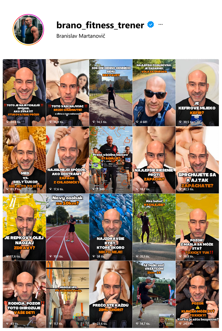 Instagram Branislav Martanovič