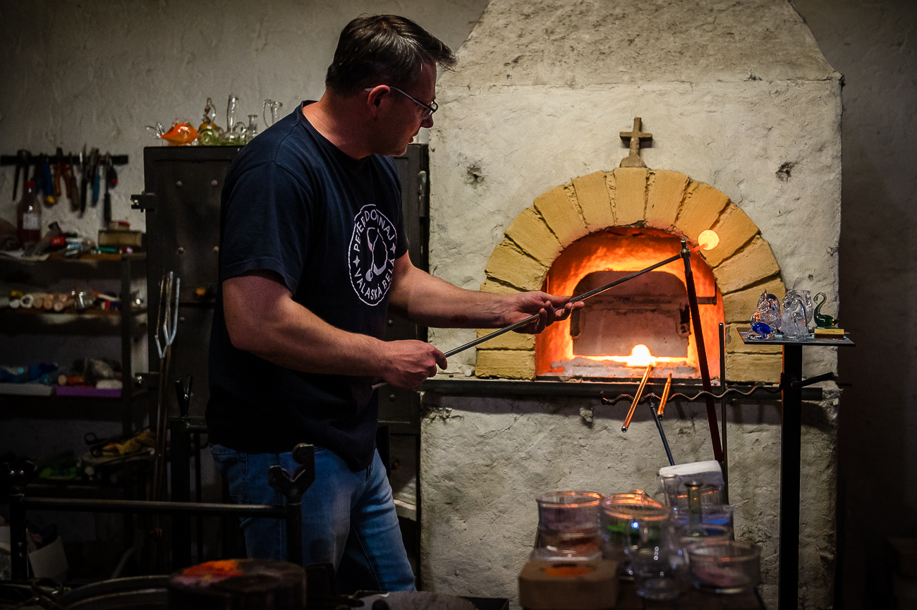 sklársky skanzen Sklený sen (zdroj: KOCR Trenčín región)