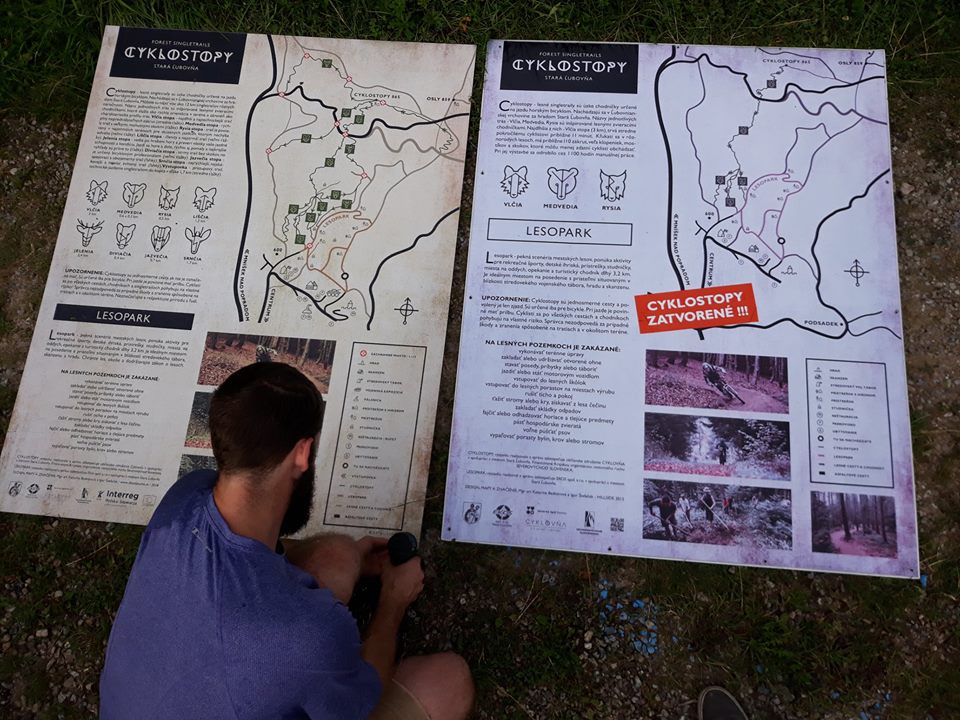 Cyklostopy single-trail resort in northern Spiš